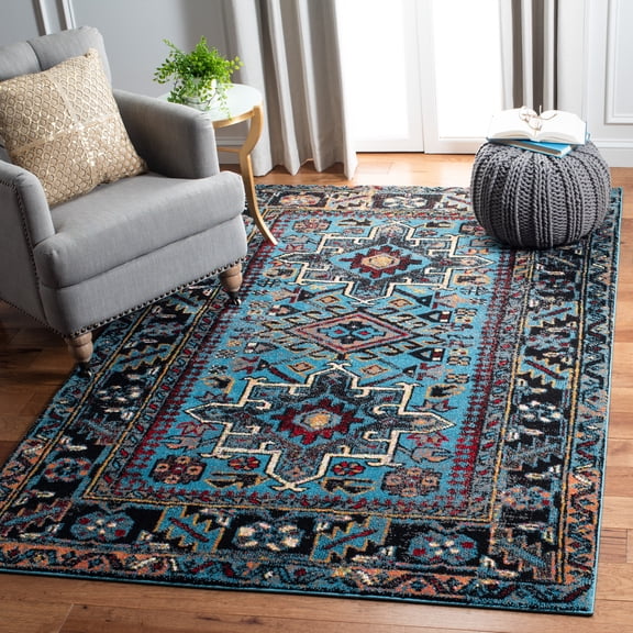 Safavieh Vintage Hamadan Dania Oriental Area Rug, Light Blue/Black, 9' x 12'