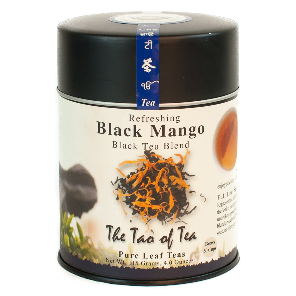 The Tao of Tea, Black Mango Tea, Loose Leaf Tea, 4 oz Tin