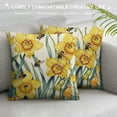 thumbnail image 3 of Qinduosi  Spring Throw Pillow Cover Set of Inch Spring Summer Flower Cushion Case for Sofa Couch, 3 of 5