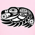 thumbnail image 3 of CafePress - Native American Raven Sun Kids T Shirt - Light T-Shirt Kids XS-XL, 3 of 4
