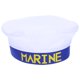 thumbnail image 4 of FELTECHELECTR Gorra de capitán marinero unisex, gorra militar para niños, color blanco, para fiestas., 4 of 6
