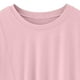 thumbnail image 4 of Fiudx Ofertas Relámpago Camiseta Holgada de Manga Corta de Color Sólido No Irregular con Cuello Redondo para Mujer Top/Camisa de Cuello Redondo de Manga Corta, 4 of 4