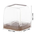 thumbnail image 2 of unbranded 4Ud Protecciones Transparentes Para Patas De Muebles Cubiertas De Silicona Para Evitar Rayones En, 2 of 7