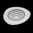 thumbnail image 3 of Unique Bargains 145mm Diameter Silicone Drain Hair Catcher Strainer White 2pcs, 3 of 4