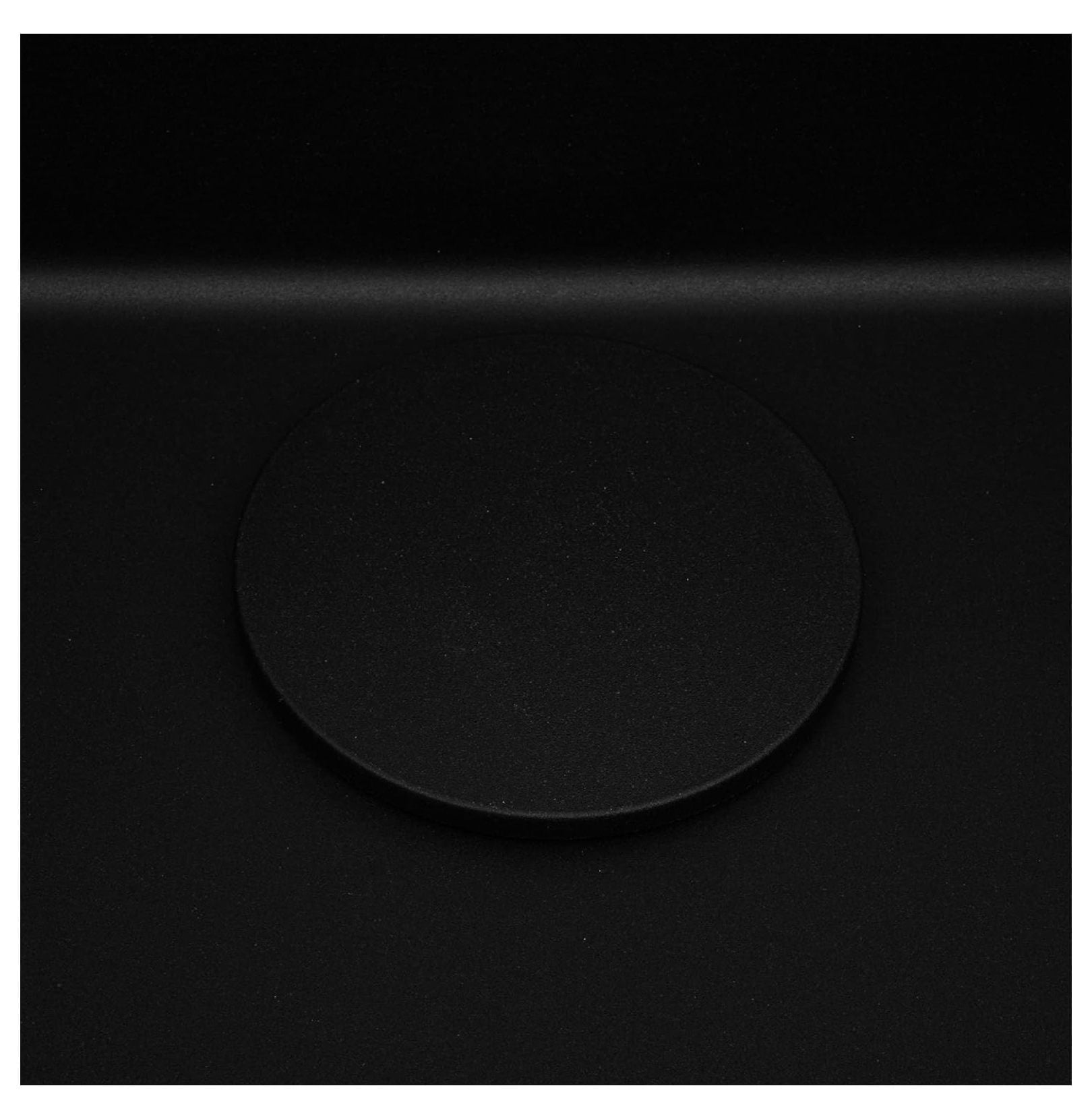 Drain Cover for Composite Kitchen Sink and Garbage Disposal - Matte Black - RVA1034BK