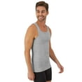 thumbnail image 6 of Hanes Men's Cotton Ribbed Tank Undershirt Pack, Assorted, 3-Pack, 6 of 10