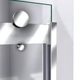 thumbnail image 4 of DreamLine Sapphire 56-60 in. W x 76 in. H Semi-Frameless Bypass Shower Door in Chrome, 4 of 8