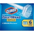 Clorox ToiletWand Disinfecting Refills, Disposable Wand Heads 6 ct