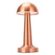 thumbnail image 1 of Lámpara De Mesa Inalámbrica De Champiñones, Lámpara De Mesa De Oro Inalámbrica Portátil LED USB Recargable 3 Colores Metal Atenuable Lámpara De Noche Linda Para Mesa De, 1 of 7