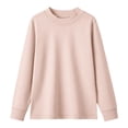 thumbnail image 2 of YUANxueke Boys Cotton Tee Shirts Casual Long Sleeve Crewneck Basic Solid Color Soft Comfy T-shirts for 4-16 Years, 2 of 8