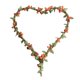 thumbnail image 2 of Boho Girls Wedding Garland Banda para el cabello Festival de flores para la frente Diadema floral naranja BLESIY Guirnalda de la frente de la boda, 2 of 5