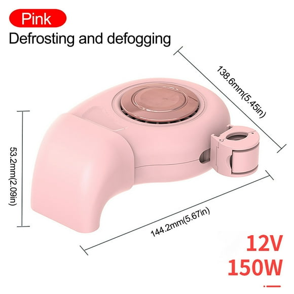 Car Heater 12V Heating Electric Heater Heater Defrosting and Defogging