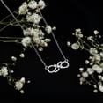 thumbnail image 4 of Rosec Jewels Lab Grown Diamond Infinity Necklace - EF-VS Quality - Ready to Gift for Valentines Day, 925 Sterling Silver, 4 of 8