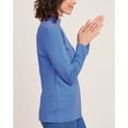 thumbnail image 4 of Blair Womens Essential Knit Long Sleeve Mock Top, 4 of 6