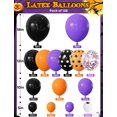thumbnail image 2 of Kit de guirnaldas con forma de arco con globos para Halloween Haolongfa, 138 unidades, 2 of 7