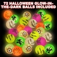 thumbnail image 2 of ArtCreativity Halloween Glow-in-the-Dark Bouncing Balls, 72-Pack, 1.25-Inch, 2 of 7