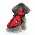 thumbnail image 2 of Dog Winter Jacket Cotton Coat Zip Chest and Back Small Dog Clothing Waterproof Warm Dog Cotton Coat, 2 of 2