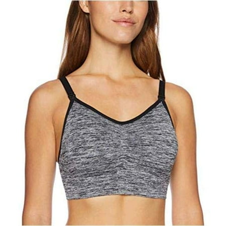 

Motherhood Maternity Women s Maternity Full Busted Seamless Clip Down Nursing Bra Grey Space Dye X-Large