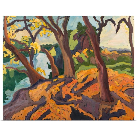 Great BIG Canvas | Rolled Marta Martonfi Benke Poster Print entitled Aging Trees, 2009
