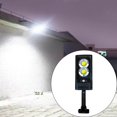 thumbnail image 1 of Luces de calle solares LED Luz de inundación solar para exteriores Luz de pared de seguridad con sensor de movimiento con 3 modos de iluminación para - 2 mazorcas grande 2 mazorcas grandes Macarena farolas impermeables, 1 of 8