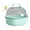 blue, variant on Fzaqwen Hamster Carrier Cage Clear Breathable Portable Travel Hamster Travel Carrier for green