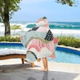 thumbnail image 5 of Stripe Stitch Pattern Boho Kid Bath Towels Bath Beach Towel Super Soft and Absorbent for Kid Girl Boy Babie Toddler Infant, 5 of 6
