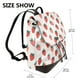 thumbnail image 2 of Easygdp Hand Drawn Strawberry Mochila de Cuero para Mujeres, Bolso de Hombro, Bolsos de Mano de Moda para Trabajo y Viajes, 2 of 4