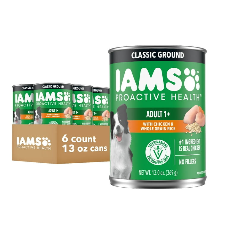 pack) Iams Proactive Health Chicken And Whole Grain Rice Wet Dog