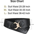 thumbnail image 6 of Wide Elastic Stretch Waist Belt Women's Adjustable Fashion Snake Pattern Dress Belt, 6 of 6