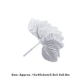 thumbnail image 4 of Yuarrent 200 piezas de hojas de seda artificiales, decoración de plantas de tela, emulación de Color sólido vivo para decoración de jardín de Kits de decoración para fiestas Yuarrent HA060814-01, 4 of 6