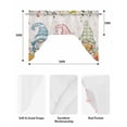 thumbnail image 5 of Gnomes Easter Swag Valances for Windows, Small Curtains Drapes, Eucalyptus Spring Floral Eggs Leaves Rustic Kitchen Window Curtains Over Sink Window Treatment Valance for Bedroom/Bathroom 56"x36", 5 of 5
