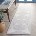 thumbnail image 2 of SAFAVIEH Martha Stewart Serenity Geometric Runner Rug, Grey/Ivory, 2'2" x 8', 2 of 5