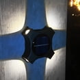 thumbnail image 2 of Fiudx Aplique Solar de Pared para Exterior, Resistente Al Agua Ip65, Opciones de Luz Cálida y Blanca, Diseño Moderno y Elegante, Fácil Instalación, Decoración para Patio y Jardín, Tamaño 10,5 X 3 Cm., 2 of 7
