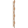 thumbnail image 5 of Ekena Millwork 47"H x 3/8"T Bridgeport Adjustable Wood Decorative Slat Wall Panel Kit, Cherry (contains 11 Slats + 1 Straight Edge Starter Slat), 5 of 16