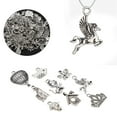 thumbnail image 2 of DIY Craft Pendant Accessories Deep Silver Cupronickel for Bracelet Making (100pcs styles), 2 of 8