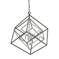 thumbnail image 4 of 4 Light Chandelier In Linear Style 29.5 Inches Wide By 31.5 Inches High-Olde Brass/Bronze Finish    -Traditional Installation Z-Lite 457-4Obr-Brz, 4 of 4
