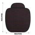 thumbnail image 2 of Hearth & Gear Breathable Linen Seat Cushion With Classic Check Pattern Universal Fit For Long Drives And Comfort Support Outdoor Seat Cushion Cover Outdoor Foam Cushion Foam Seat Back Support for, 2 of 4