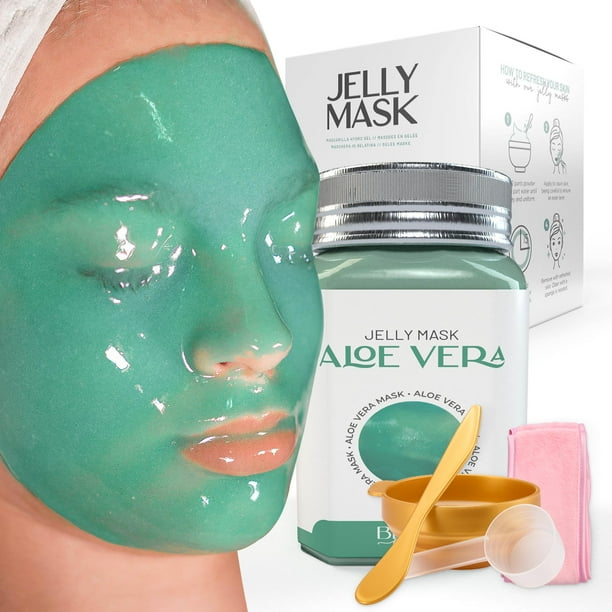 Mascarilla de gelatina BRÜUN Peel-Off con aloe vera, 680 ml, libre de crueldad animal