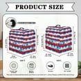 thumbnail image 3 of TSOVTHRID Dog Paw American Flag Print Stand Mixer Cover with Top Handle and Storage Bags Waterproof Kitchen Appliance Dust Cover Portable Polyester Coffee Maker Cover for 4.5-5 Quart Stand Mixer,S, 3 of 7