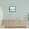 thumbnail image 3 of Stupell Industries Happiness Comes in Waves Detailed Mermaid Tail Sentiment Painting Luster Gray Floating Framed Canvas Print Wall Art, Design by Jackie Decker, 3 of 5
