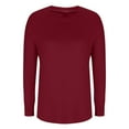 thumbnail image 4 of Long Sleeve Sweatshirts for Women Outfits Crewneck Basic Winter Clothing 2025 Shirts Fashion Casual Comfort Fall Clothes Outdoor Pullover, 4 of 6