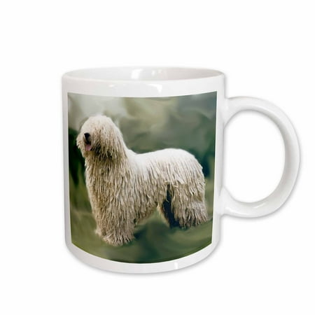 

3dRose Komondor Ceramic Mug 11-ounce