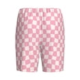 thumbnail image 2 of Lsque Irregular Plaid Mens Sleep Pajama Shorts,Short Pajama Pants, Cotton Ultra-Soft Knit-3X-Large, 2 of 9