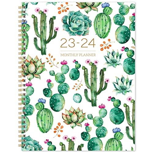 2023-2024 Monthly Planner/Calendar - 2 Year Monthly Planner 2023-2024,  January 2023 - December 2024, 9" x 11" Planner with Twin-Wire Binding,  Monthly Tabs, Two-Side Pocket, Perfect Daily Organizer - Walmart.com