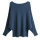 thumbnail image 1 of Jersey GABERLY con cuello de barco y mangas de ala de murciélago, tejido Dolman, para mujer, 1 of 4