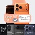 thumbnail image 2 of JETech Magnetic Silicone Case for iPhone 17 Pro Max, Compatible with MagSafe, Silky Touch (Orange), 2 of 7