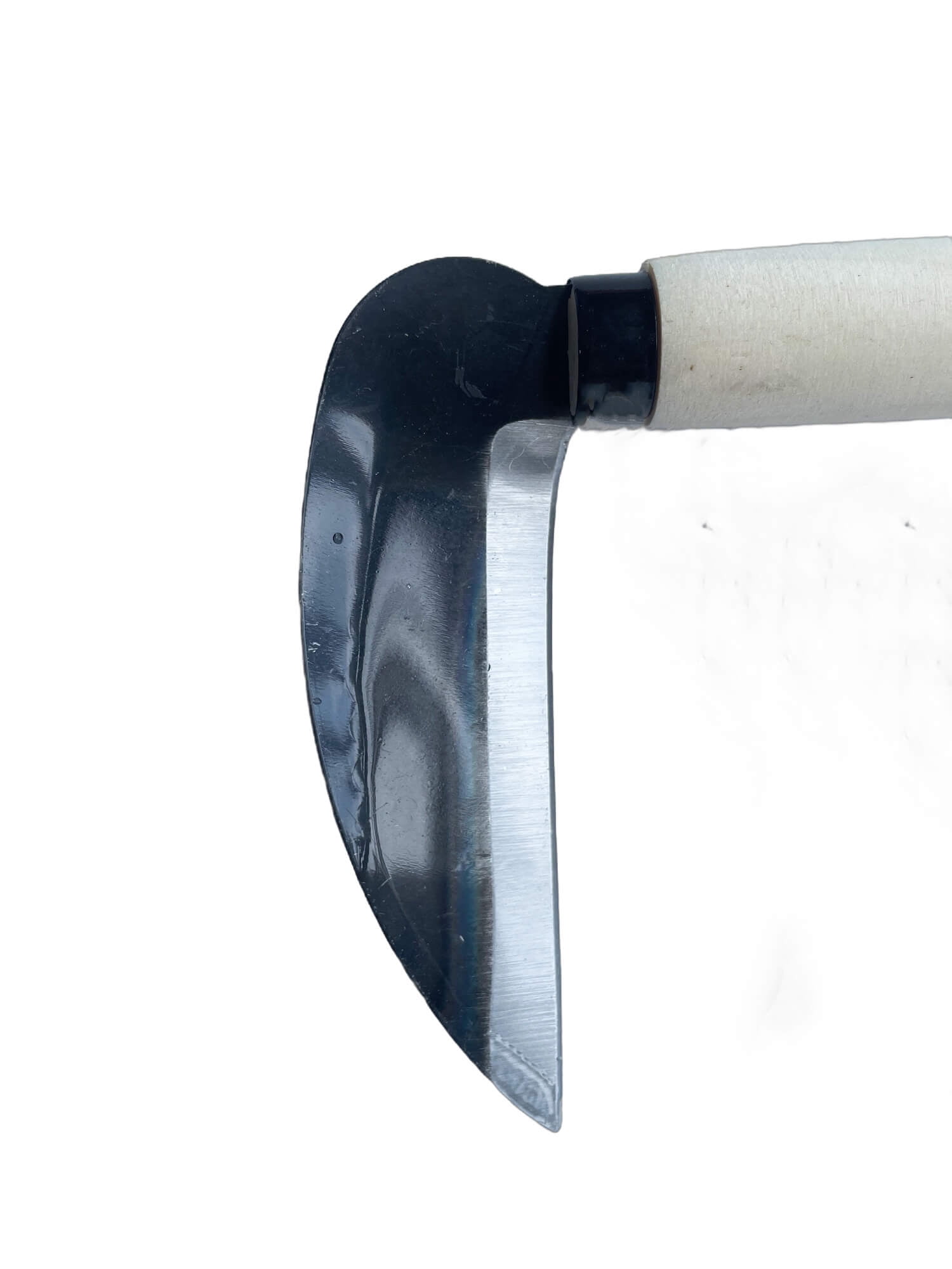 Sickle Garden Tool, Japanese Manual Grass Cutter, Garden Hoe for Weeding with Triple Blade, Scythe Tool for Yard Quick Work