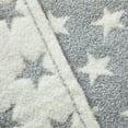 thumbnail image 5 of Parent's Choice Gray Cozy Reversible Stars Infant Blanket, Unisex, Polyester, 5 of 13