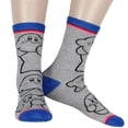 thumbnail image 5 of Nintendo Kirby Women's 3-Pack Character Design Adult Anime Mid-Calf Crew Socks Fits Sock Size 9-11, 5 of 8