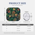 thumbnail image 3 of Hirioo Tropical Tribe Mask for 2PCS Windshield Sun Shade Foldable | Front Windshield Shade for Sun, Heat and UV Rays-Small, 3 of 6